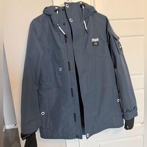 DOPE Adept Blue Grey Ski Jacket XS (I’m normally a Women’s Medium!)